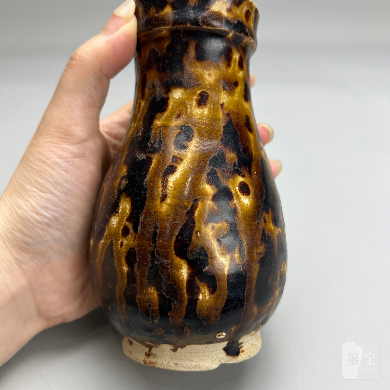 明代 吉州窑虎斑纹箸瓶 - 图11